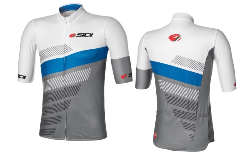 SIDI Squadra Jersey FZ Tøj Herre Hvide Grå | ABX-3603